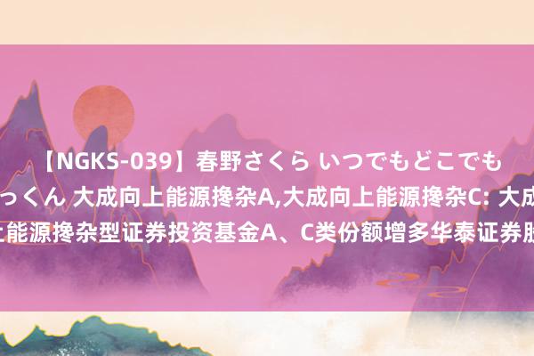 【NGKS-039】春野さくら いつでもどこでも24時間、初ぶっかけごっくん 大成向上能源搀杂A,大成向上能源搀杂C: 大成向上能源搀杂型证券投资基金A、C类份额增多华泰证券股份有限公司为代销机构的公告